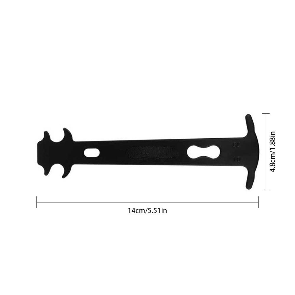 Lanfy Rantai Sepeda Memakai Checker Profesional Stainless Steel Multi-Fungsional Repair Tool Chain Link Tool Sepeda Gunung Sepeda Alat Perbaikan Alat Penghilang Pengukuran Penggaris