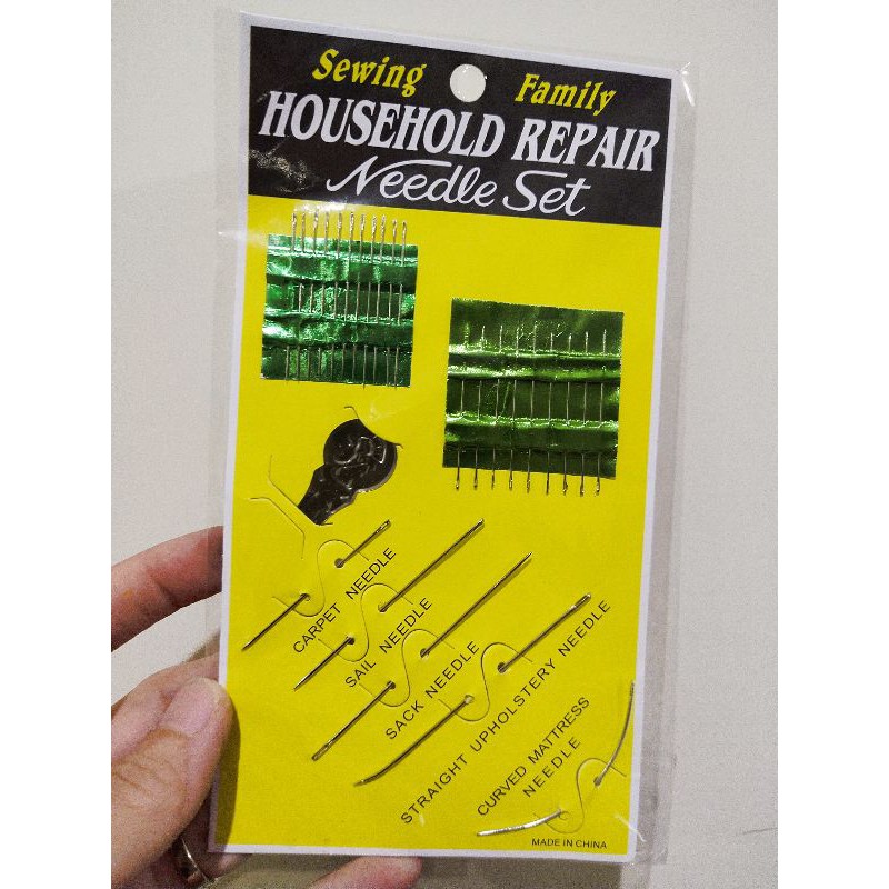 set paket jarum jahit mata nenek alat menjahit