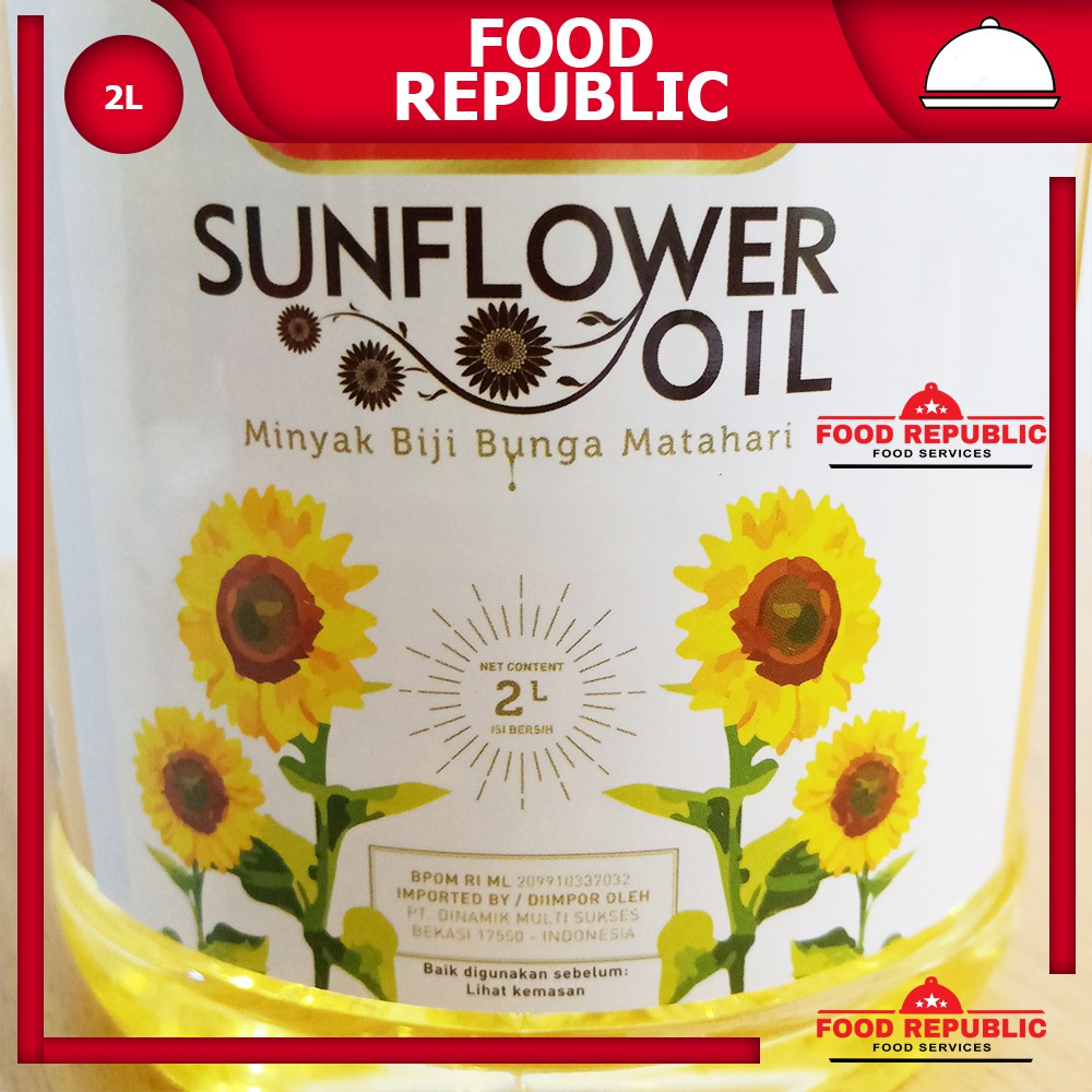 SUNFLOWER OIL LILY FLOWER 2 LTR - MINYAK GORENG SEHAT BUNGA MATAHARI