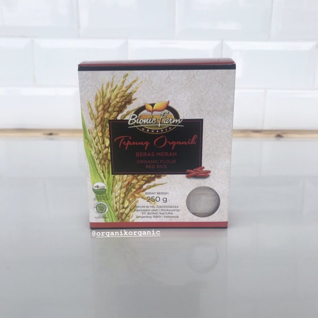 

Bionic Farm Tepung Organik Beras Merah 250 gram