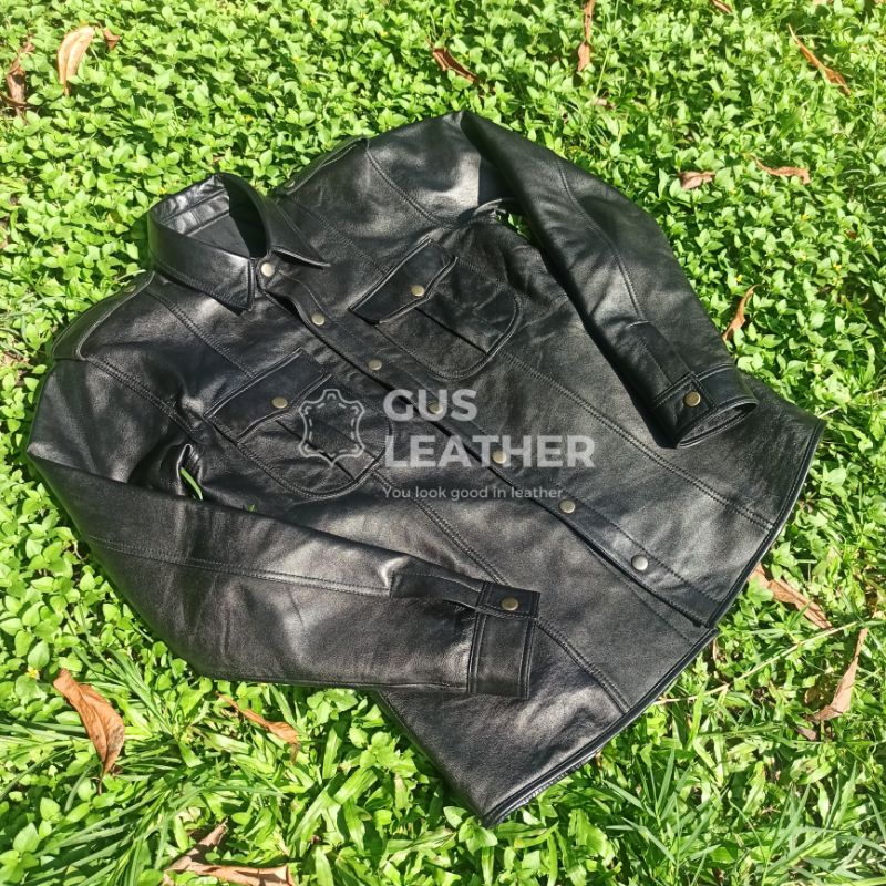 Kemeja Kulit / Leather Shirt | GUS LEATHER