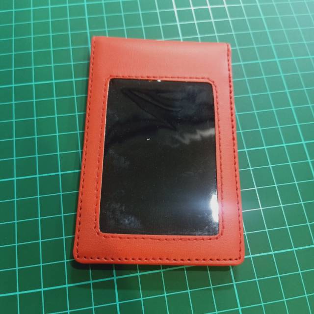 

ID CARD SAKU KULIT MERAH DOFF MAGNET PREMIUM HIGH QUALITY