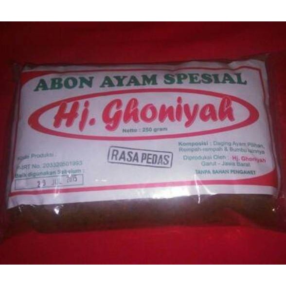 

Abon Ayam Spesial Hj. Ghoniyah - Pedas