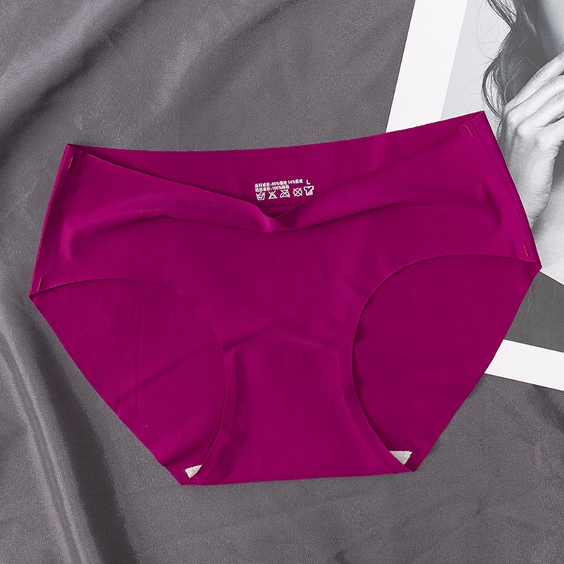 [COD] Celana Dalam Seamless Wanita Premium Quality Seamless Halus Tanpa Jahitan CD Underwear yoroyal-Wine red