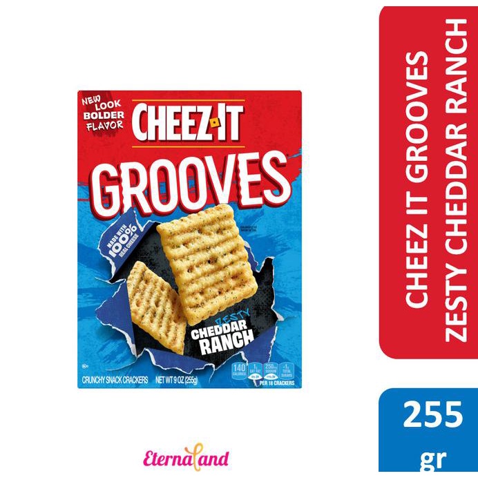 

CHEEZ IT BISCUITS ALL VARIANT - BISKUIT IMPOR ANEKA RASA - ZESTY CHEDDAR