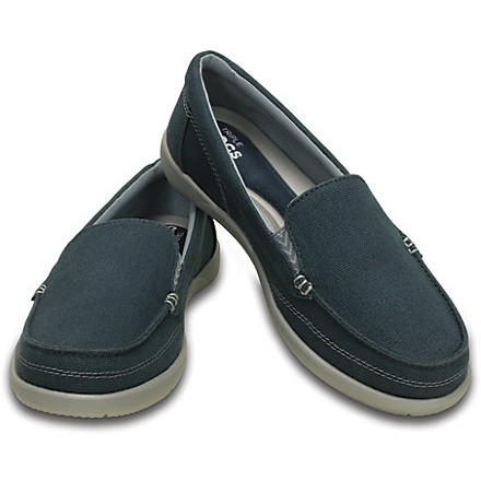 Crocs Women Walu II Triple Comfort Canvas Loafer Shoes Sepatu Wanita Terbaru - Size 7 ORI