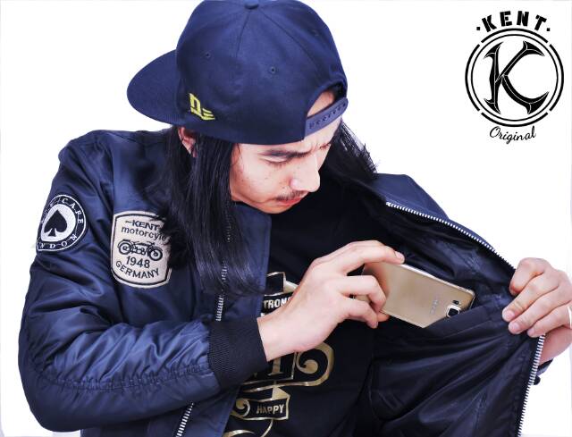 Kent Jaket Bomber Kent Rider BlueBlack (navy)