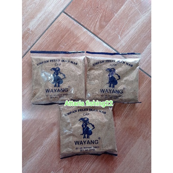 Umpan Pelet Ikan Mas Cap Wayang