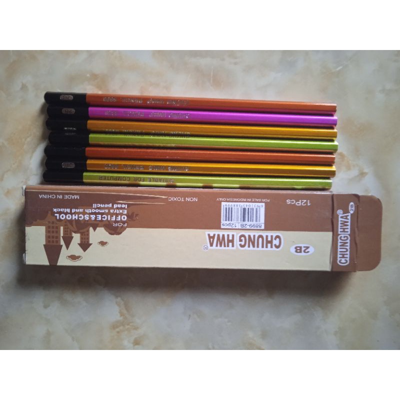 

pensil chung hwa pensil 2b pensil sekolah