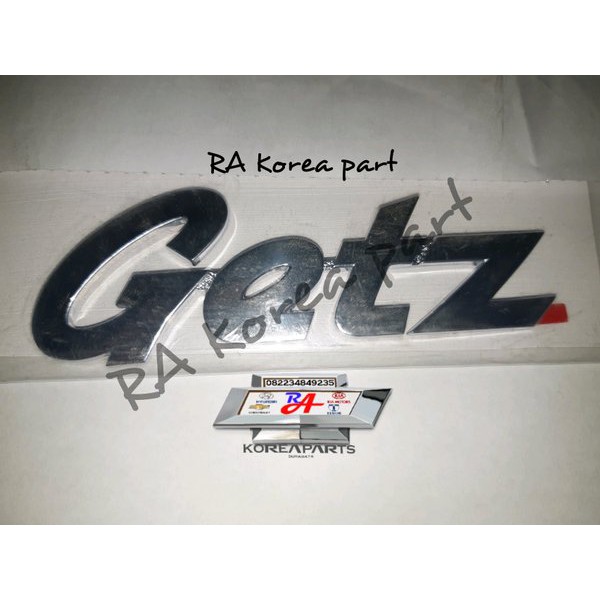 Emblem Tulisan Getz Ori Hyundai Murah