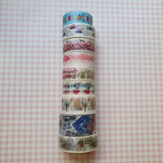 

washi tape sample for scrapbook and journal ( per meter )