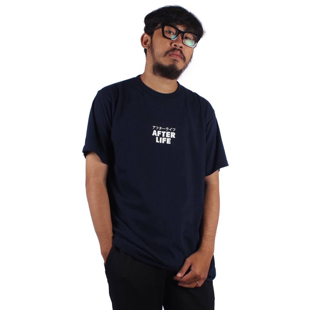 AFTERLIFE - Tshirt Lattera Navy | 21046G