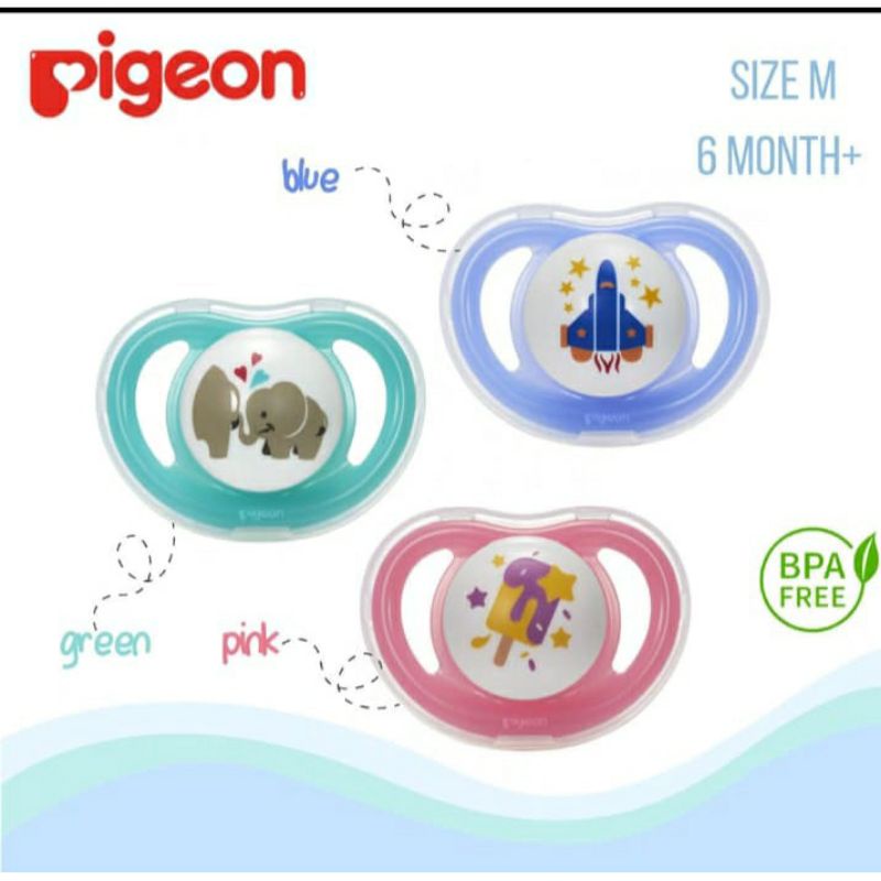 Pigeon Minilight Pacifier ukuran S/M/L - Empeng bayi