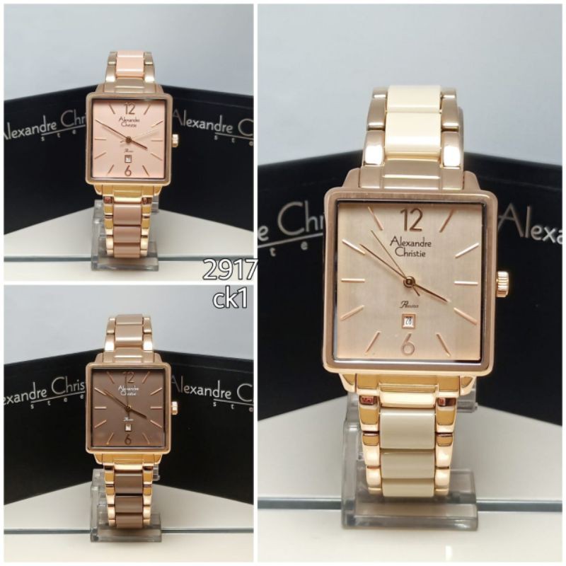 Jam tangan wanita Alexandre Christie AC2917LD 2917 ORIGINAL BERGARANSI RESMI