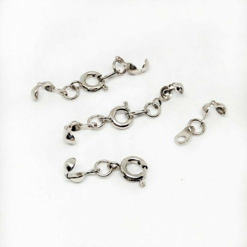 10 set KAIT BULAT KODOKAN RING KALUNG BAHAN AKSESORIS DIY CRAFT KAITAN