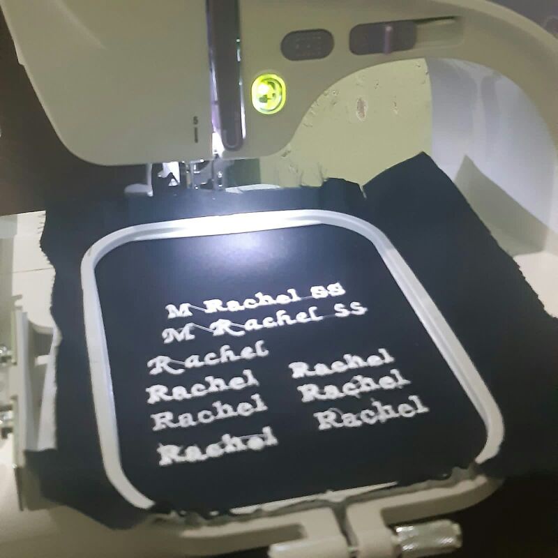 Bordir/Bordir Nama/Bordir Nama Sepatu