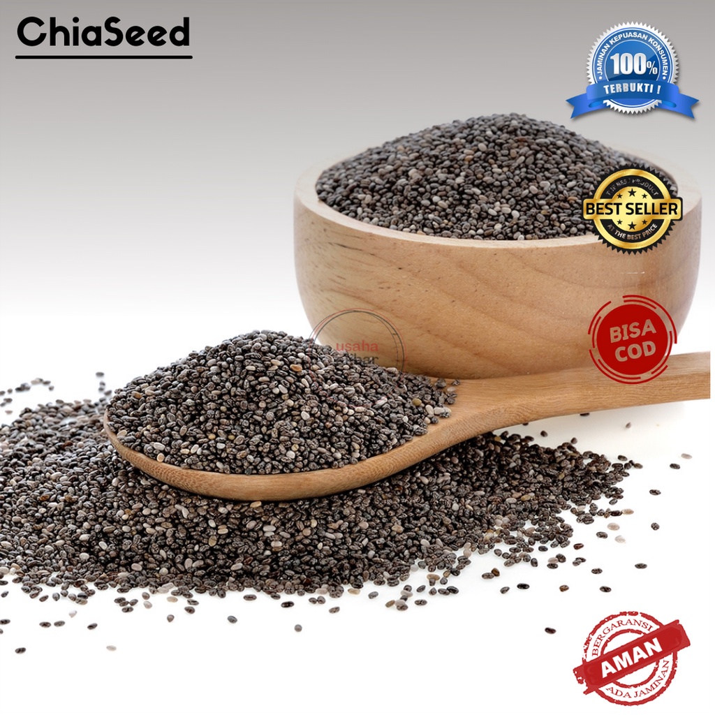 

Organic Black Chia Seed / Cia Seed 250 grams Biji Chiaseed Premium