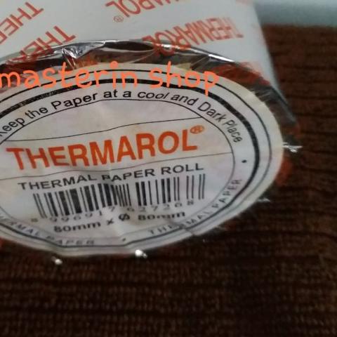 

☃ Kertas struk thermal merk "THERMAROL" ukuran 80X80 ➩