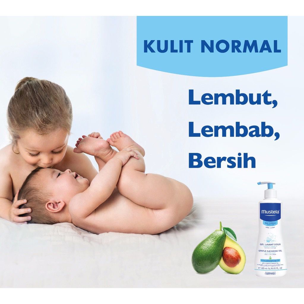 Mustela Normal Skin Hydrabebe Facial Cream - Body Lotion Untuk Bayi Kulit Normal Mustela