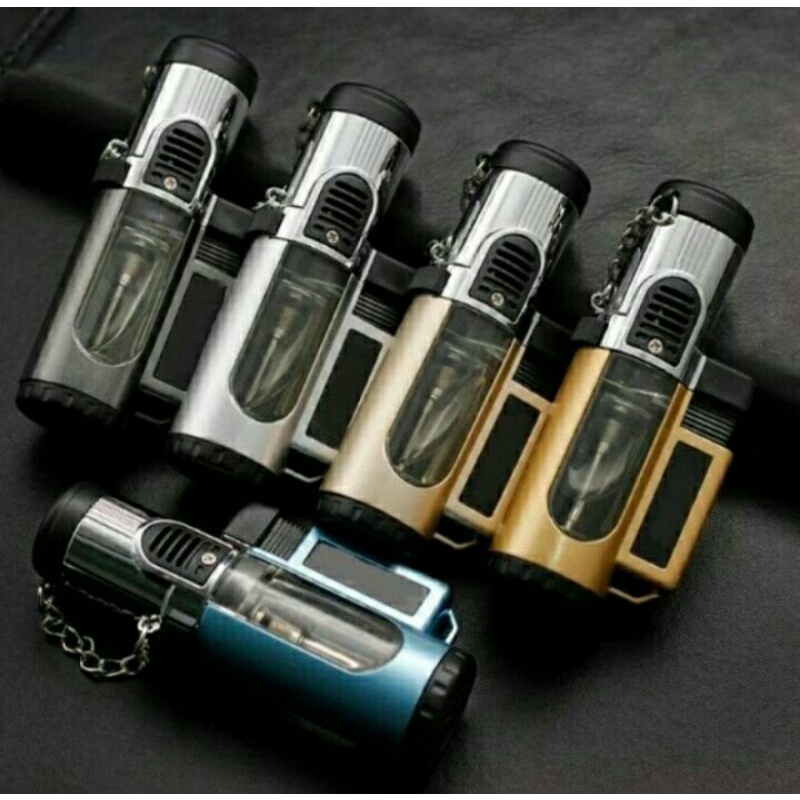 Cod Korek Api Gas Unik 3 Api Xing 03 Garis Korek Torch Mancis Api Las