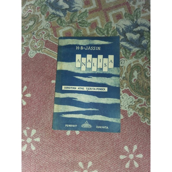 analisa - Sorotan atas tjerita pendek - HB Jassin