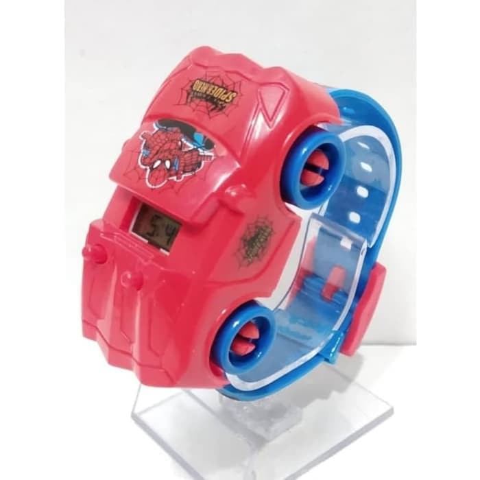 Limited! JAM TANGAN ANAK LAKI LAKI PROYEKTOR SPIDERMAN SPIDERMEN DIGITAL MURAH