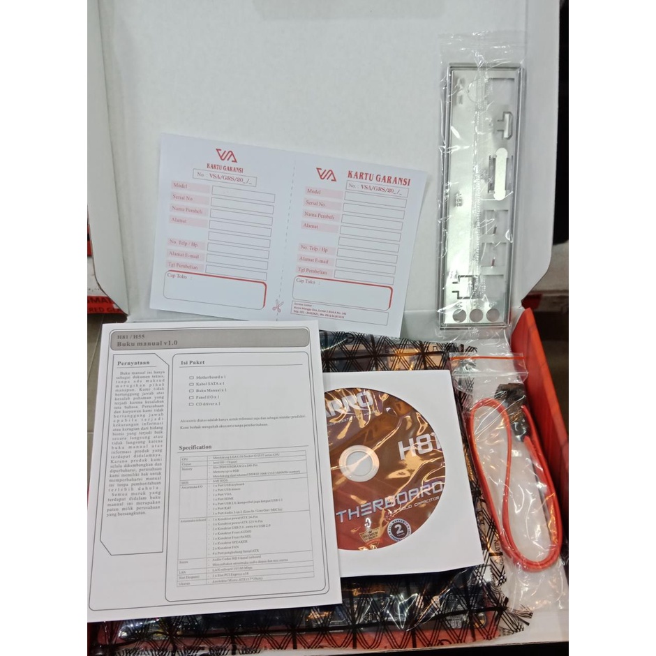 Motherboard VARRO H81 Socket LGA 1150 Support Proccesor Intel Core i3, i5, i7 GENERASI 4 &amp; 5