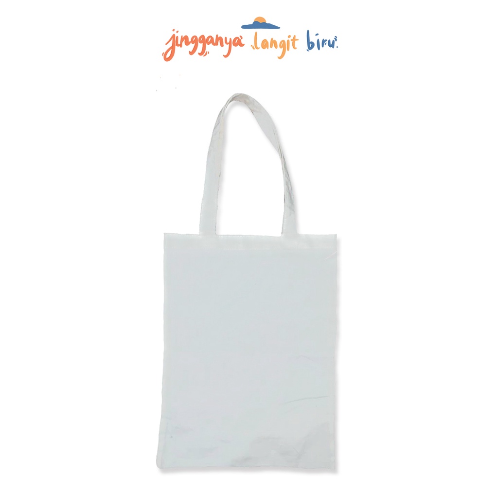 Tas Totebag Blacu Polos Berkualitas, Putih