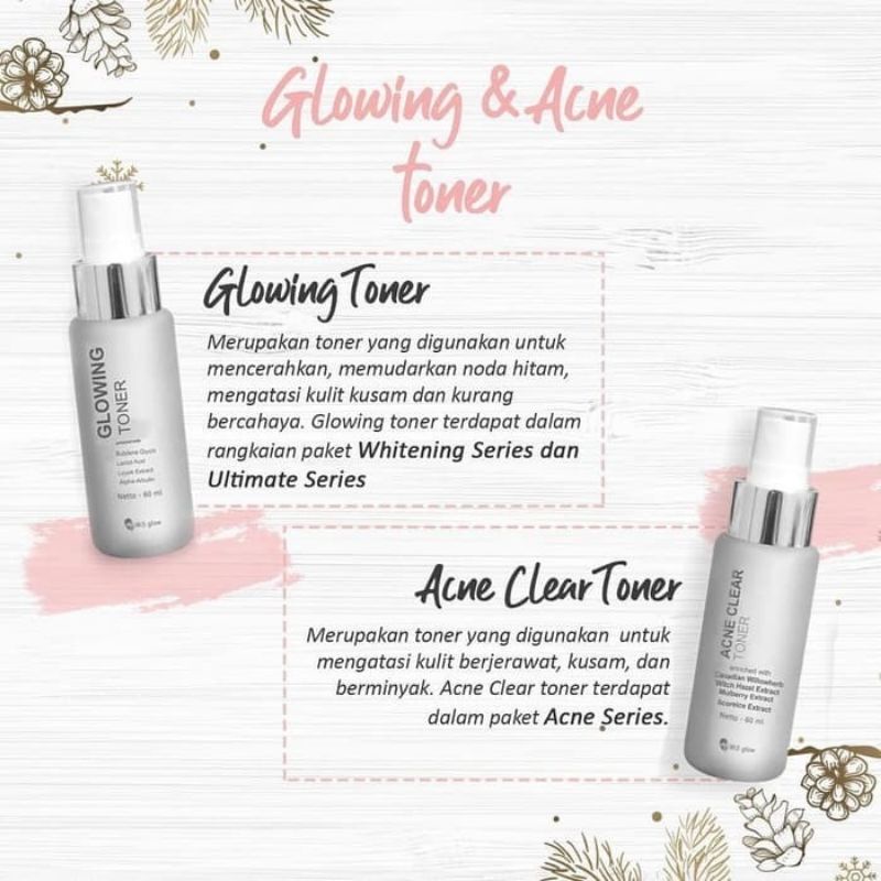 MS glow face toner / toner glowing MS glow / toner acne MS glow / ecer toner MS glow