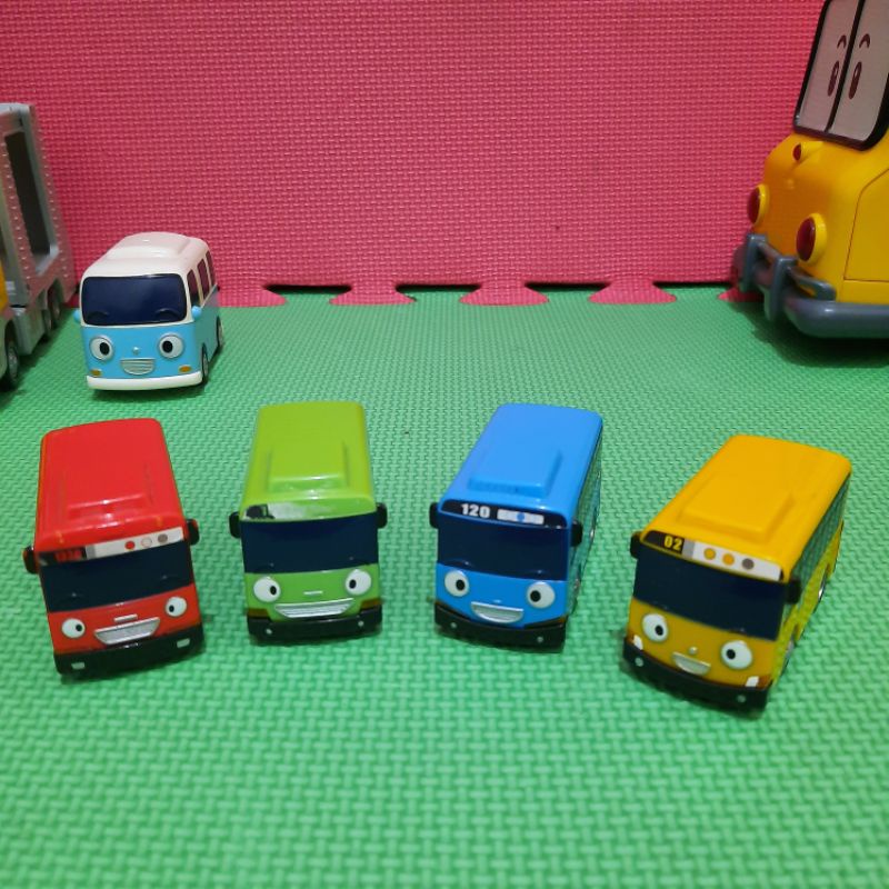 TAKE ALL Preloved Original Tayo by Iconix Korea Mainan Mobil Bus Anak ELC Tomica Silverlit