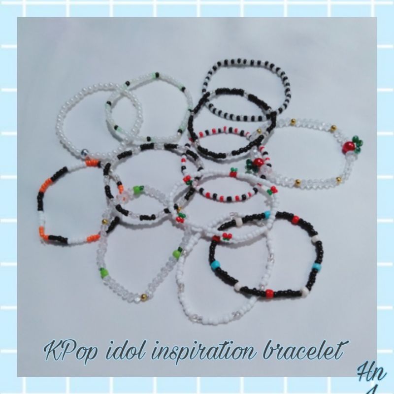 GELANG MANIK MANIK IDOL KPOP/BEADS BRACELET KPOP IDOL
