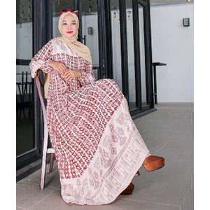 Gamis wanita Parsel Ramadan Gamis Wanita Ariana & Kia Maxi Real Pict Free Masker - Kia, Merah Muda k