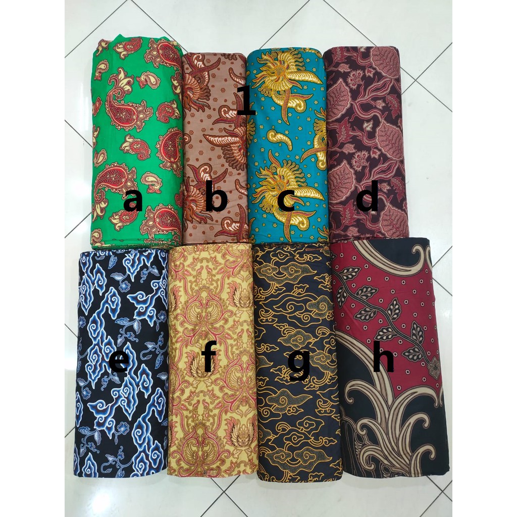 BAHAN KATUN MOTIF BATIK MERK BATU RADEN