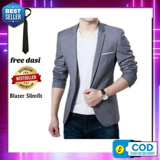 Jas Pria Formal Casual Slimfit Pengantin / Blazer Pria Slim Fit Casual Korea / Jas Blazer Pria / Jaz