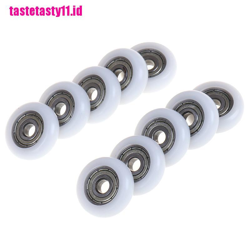 2 / 5 / 10pcs Roda roller Pintu Geser Pengganti Bahan Plastik Untuk shower