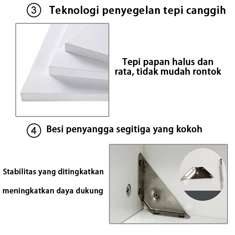 Weyon Sakura Dapur Rak/Rak Dinding/lemari dapur/Rak Atas Dapur/Lemari Kabinet/Rak Dapur/lemari piring rak dapur/Dapur Kitchen Set Murah（DF15C)