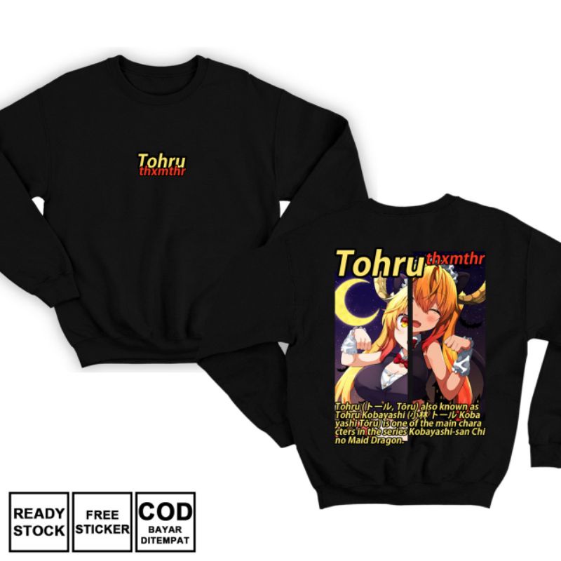 SWEATER ANIME MANGA WAIFU TOHKA YATOGAMI DATE A LIVE TENKA SPIRITS BAJU JEPANG JAPAN CULTURE COSPLAY