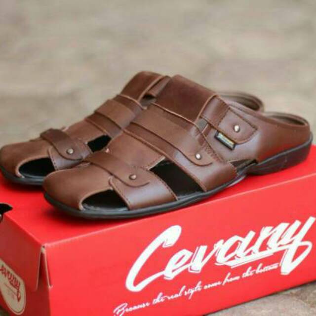 Sandal cevany tutong , sandal kulit cevany asli , sandal tali cevany ,