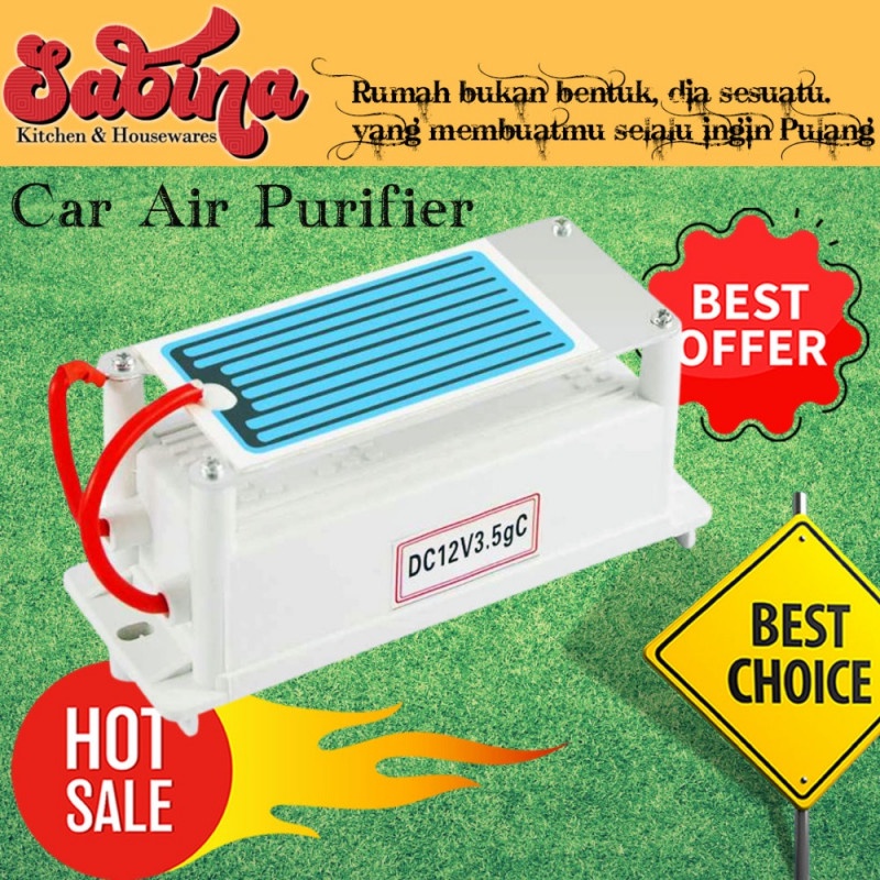 Ozonizer DIY Pembersih Udara Ozone Generator 3.5gh Car Air Purifier