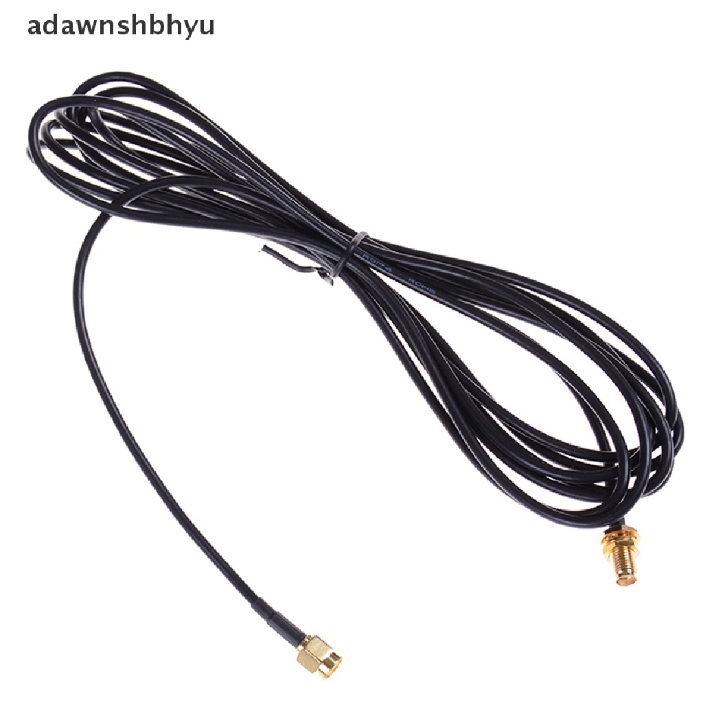 Adawnshbhyu 10M SMA Male to Female Adapter Plug Connector Kuncir Kabel Ekstensi Coaxial