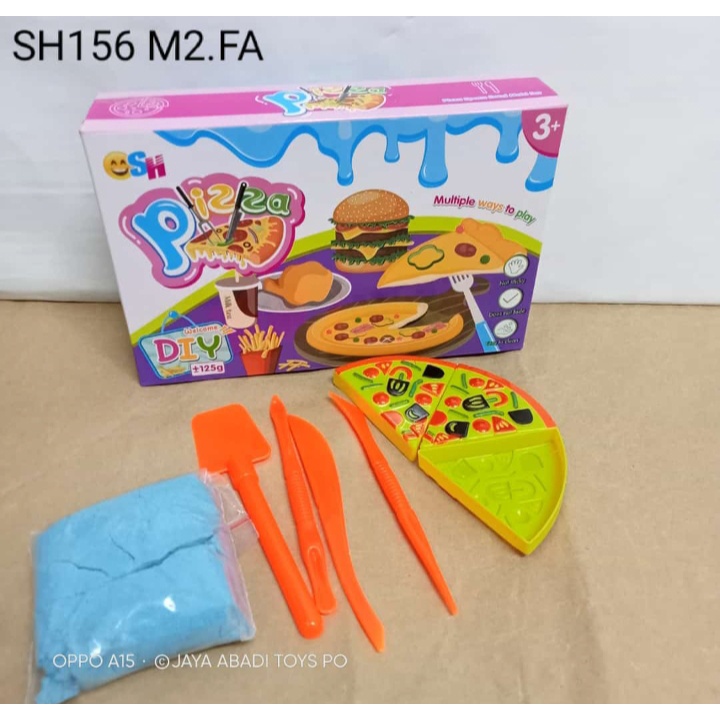 SH 156 - Mainan Pasir tema Pizza / Play Sand Pizza SH156