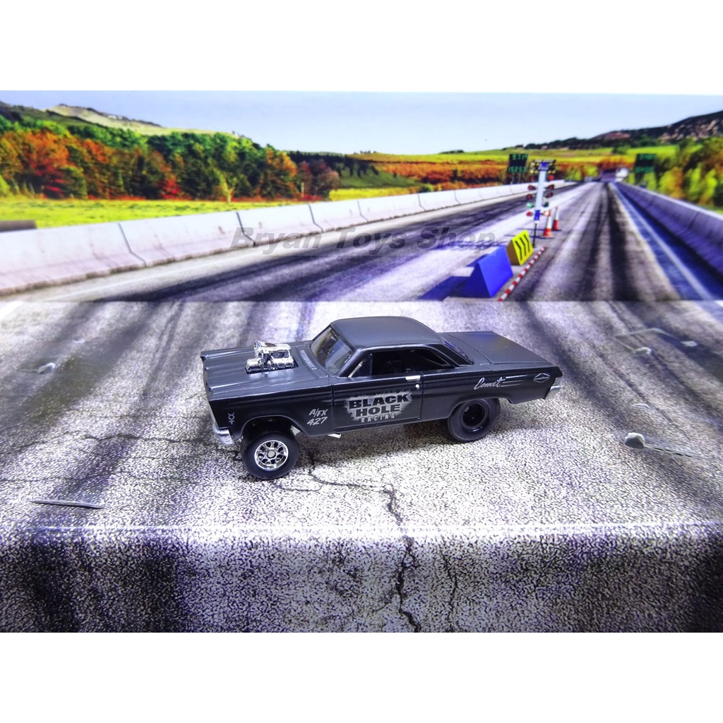 Hot Wheels 65 Mercury Comet Cyclone Loose New Black Hole Diorama