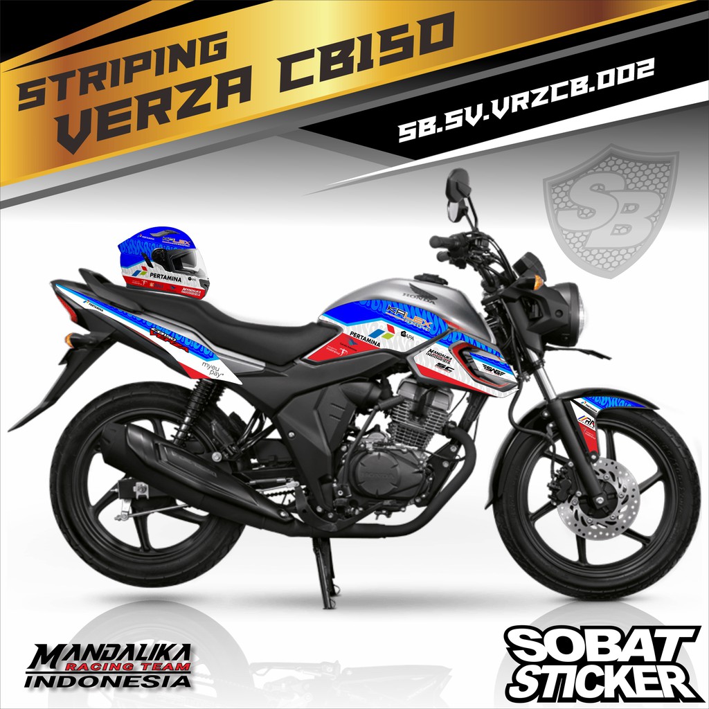 STRIPING VERZA CB150  - STRIPING STICKER LIST VARIASI HONDA VERZA CB150 002