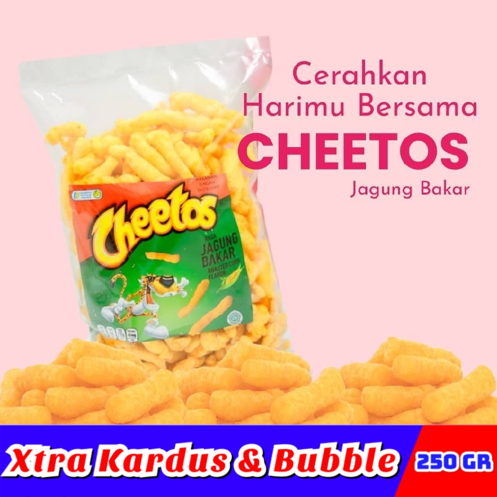 

Snack Kiloan TES Cheetos Jagung Bakar 250gr / Cheetos Balado - Jajanan Numere camilan sehat jajanan jadul snack kiloan