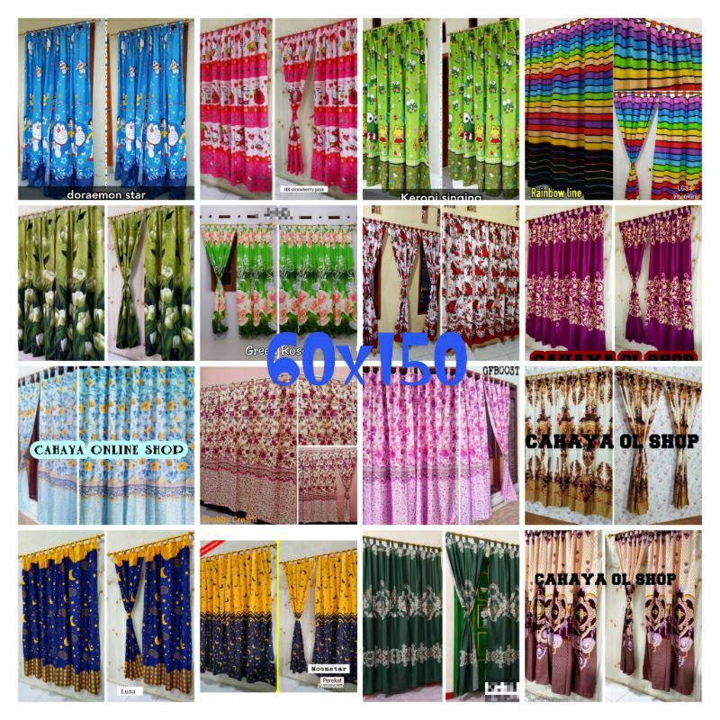 GORDEN KARAKTER JENDELA KAMAR TIDUR | HORDENG TIRAI JENDELA DORAEMON GORDEN JENDELA KARAKTER