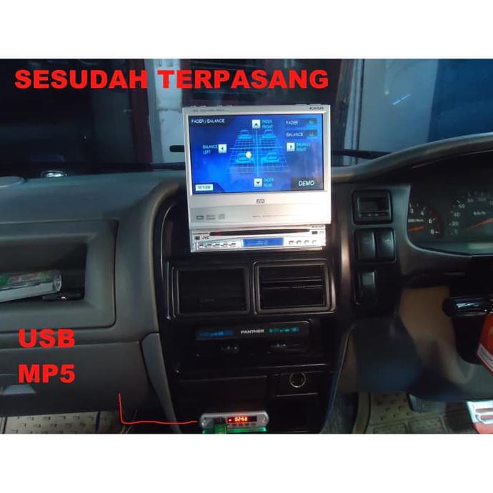 New Head Unit Termurah Single Jvc Kd Av7005 24Bit + Usb Mp5 External