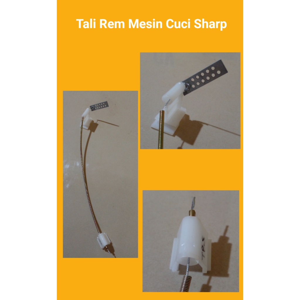 tali kawat rem spin pengering mesin cuci sharp 2 tabung 30cm