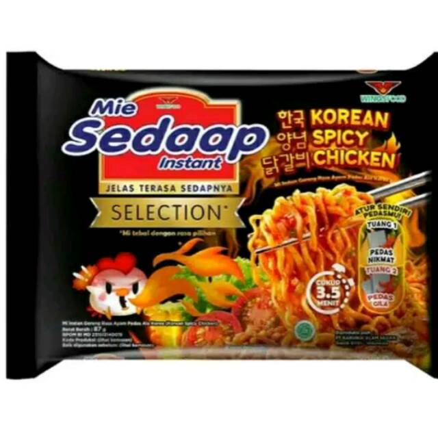 

Mie sedaap korean spicy chicken