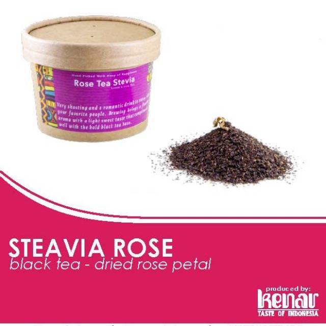 

Steavia Rose Loose Leaf - Teh Steavia - Teh Hitam - Teh Rendah Kalori Diet Keto