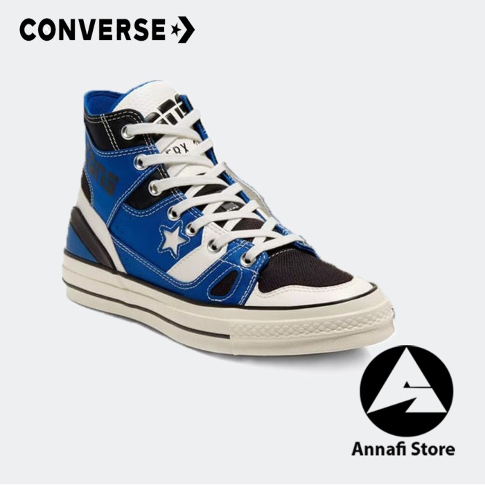 JUAL SEPATU SNEAKERS PRIA CONVERSE Chuck 70 E260 Hi 167828C-Blue White